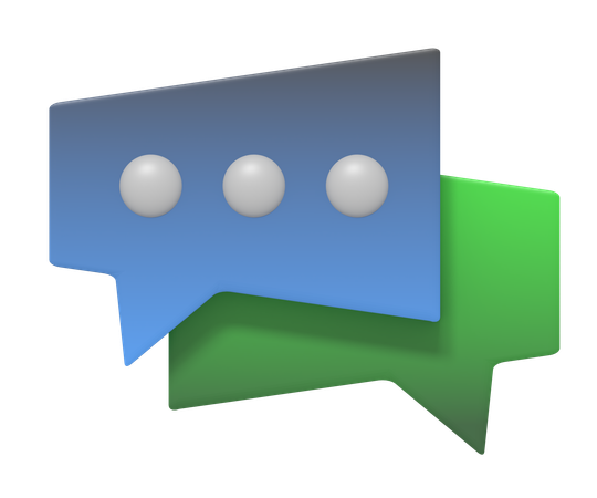 Chatten  3D Icon