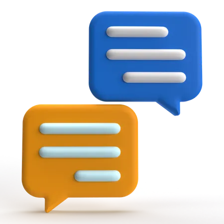 Chatten  3D Icon