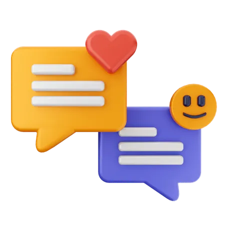 Chatten  3D Icon