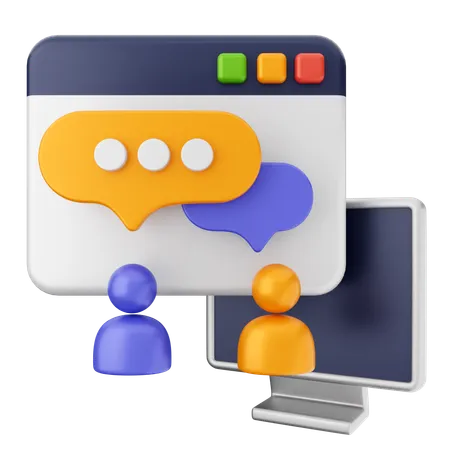 Chatten  3D Icon