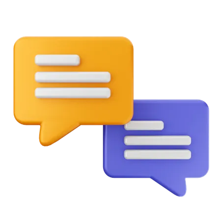 Chatten  3D Icon