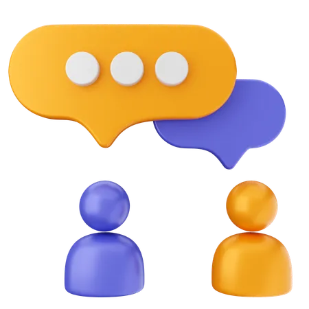 Chatten  3D Icon