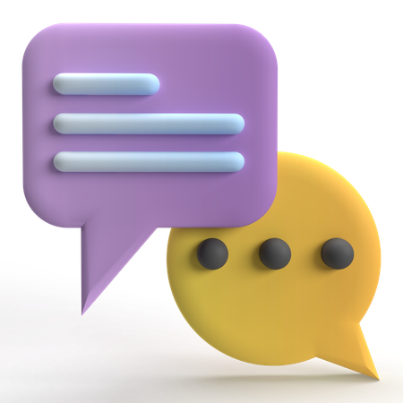 Chatten  3D Icon