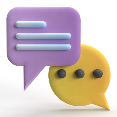 Chatten  3D Icon