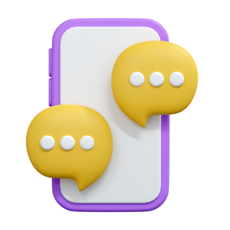 Chatten  3D Icon