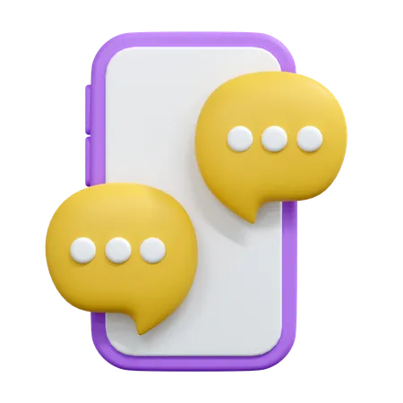 Chatten  3D Icon