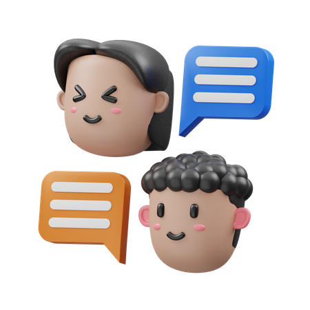 Chatten  3D Icon