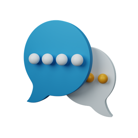 Chatten  3D Icon