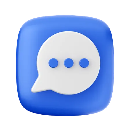 Chatten  3D Icon