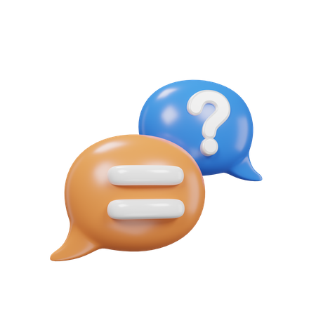 Mit Shop chatten  3D Icon