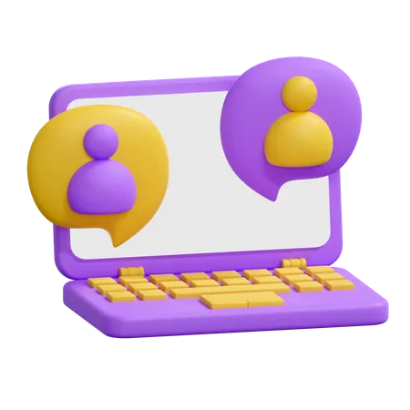 おしゃべり  3D Icon