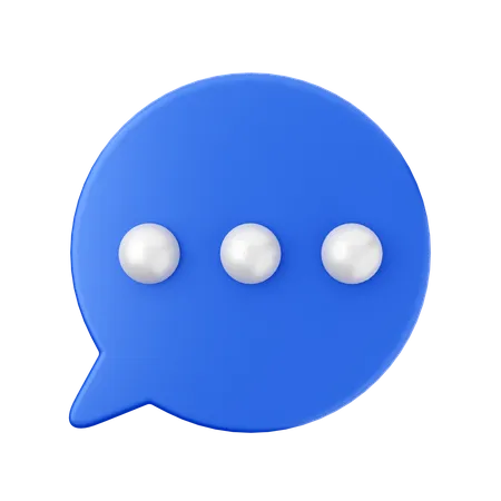 Chatting  3D Icon