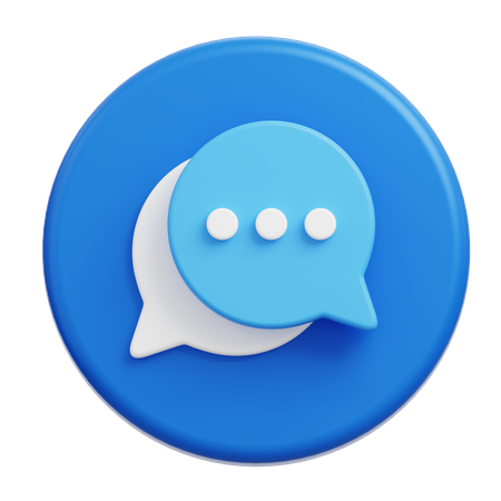 Chatting  3D Icon