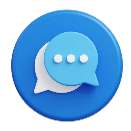 Chatting  3D Icon