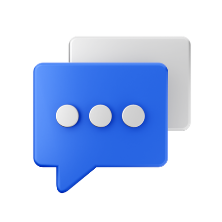 Chatting  3D Icon