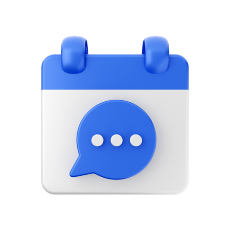 Chatting Date 3D Icon