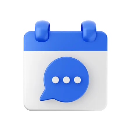 Chatting Date  3D Icon