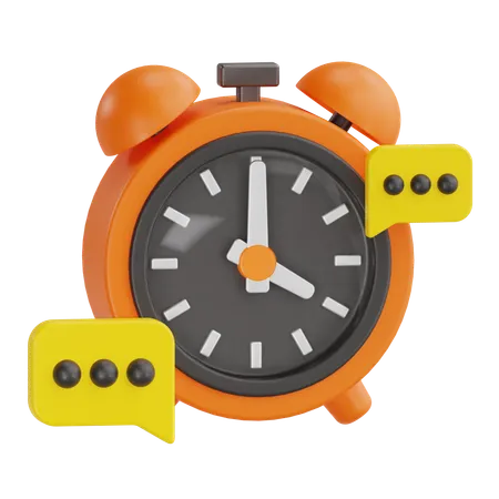 Chatting Time  3D Icon