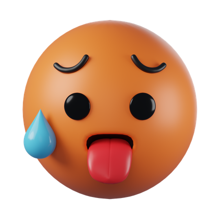 Emoji chaud  3D Icon