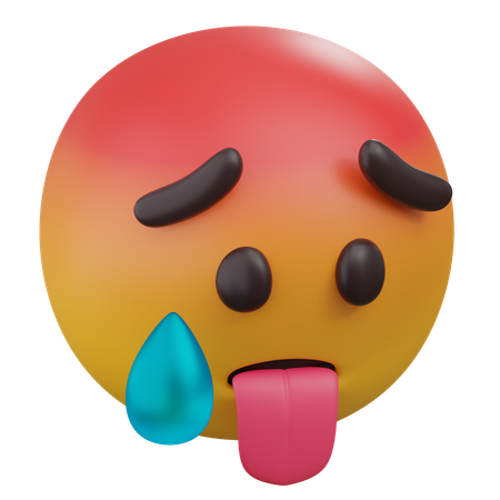 Emoji chaud  3D Icon