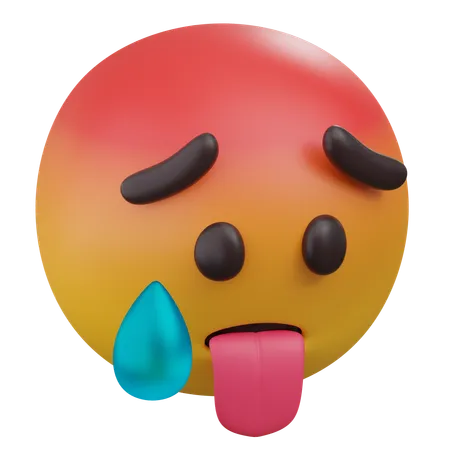 Emoji chaud  3D Icon