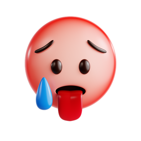 Emoji chaud  3D Icon