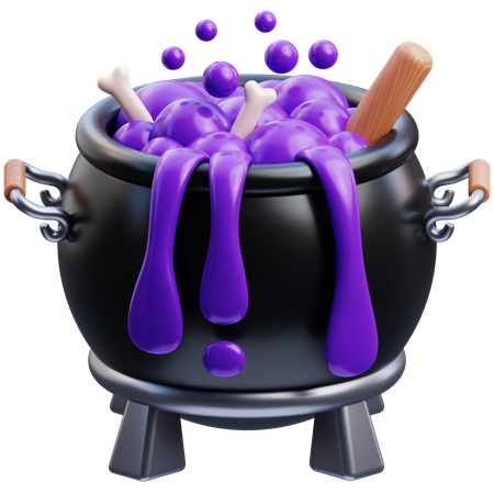 Pot de chaudron  3D Icon