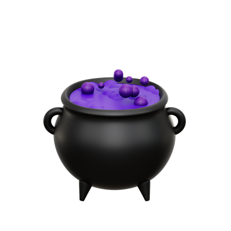 Pot de chaudron  3D Icon