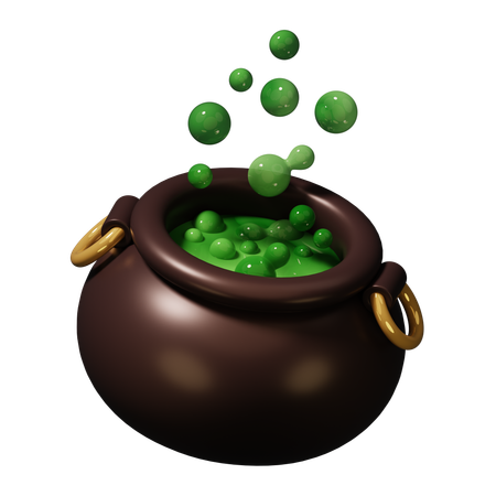 Pot de chaudron  3D Icon