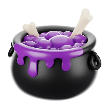 Pot de chaudron  3D Icon