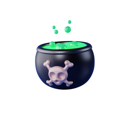 Pot de chaudron  3D Icon