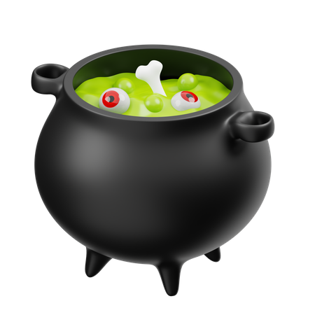 Pot de chaudron  3D Icon