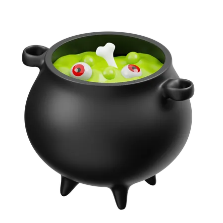 Pot de chaudron  3D Icon