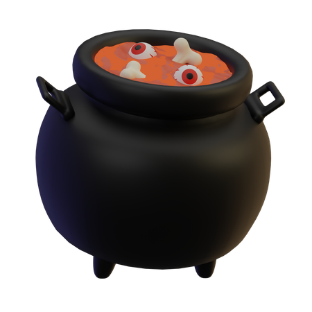 Pot de chaudron  3D Icon