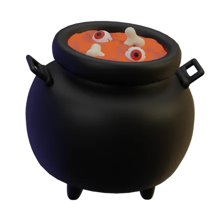 Pot de chaudron  3D Icon