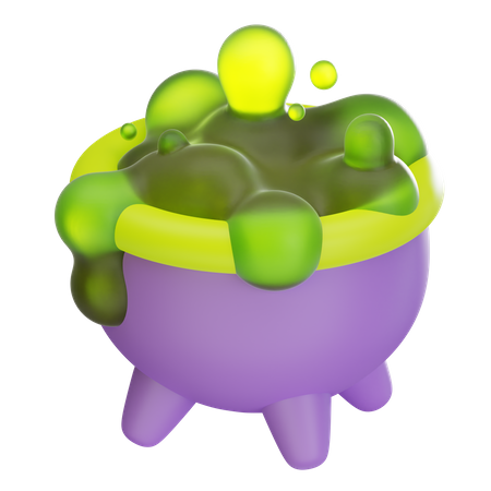 Pot de chaudron  3D Icon