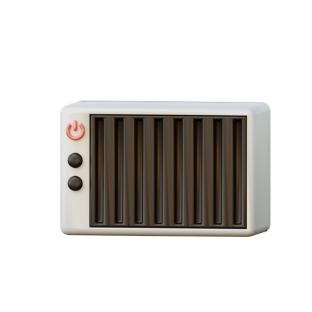 Chauffage  3D Icon