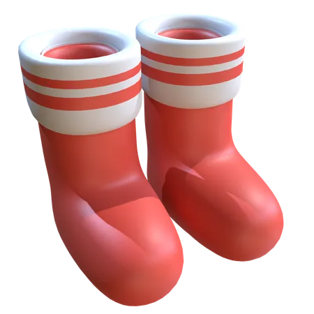 Chaussette de père Noël  3D Icon