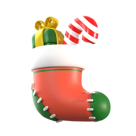 Chaussette de Noël  3D Icon