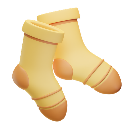 Chaussettes  3D Icon