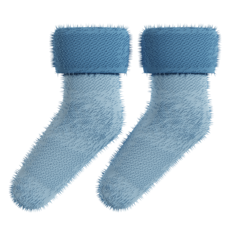 Chaussettes d'hiver douillettes  3D Icon