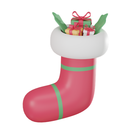 Chaussettes de Noël  3D Icon