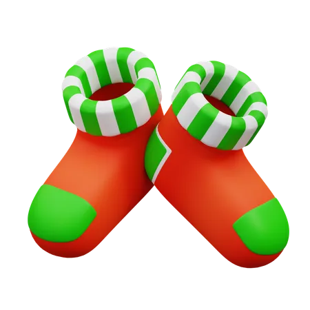 Chaussettes de Noël  3D Icon