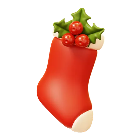 Chaussette de Noël  3D Icon