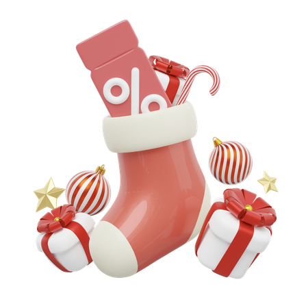 Chaussette de Noël  3D Icon