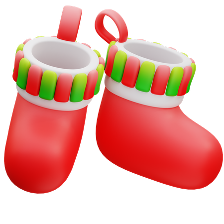 Chaussettes de Noël  3D Icon