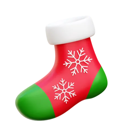 Chaussette de Noël  3D Icon