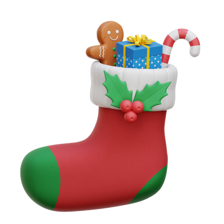 Chaussette de Noël  3D Icon