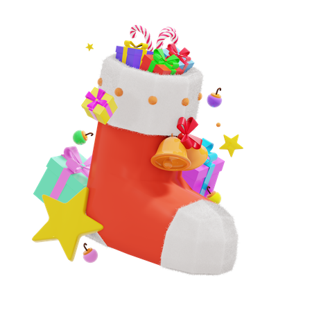 Chaussettes de Noël  3D Icon
