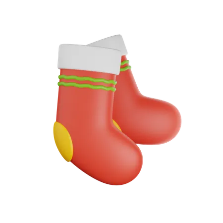 Chaussettes de Noël  3D Icon